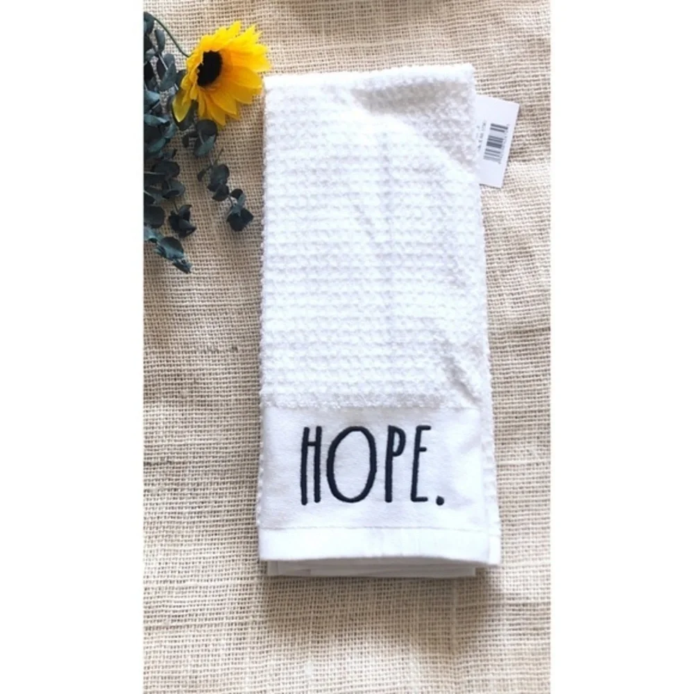Rae Dunn HOPE / FAITH Kitchen Towels Set
